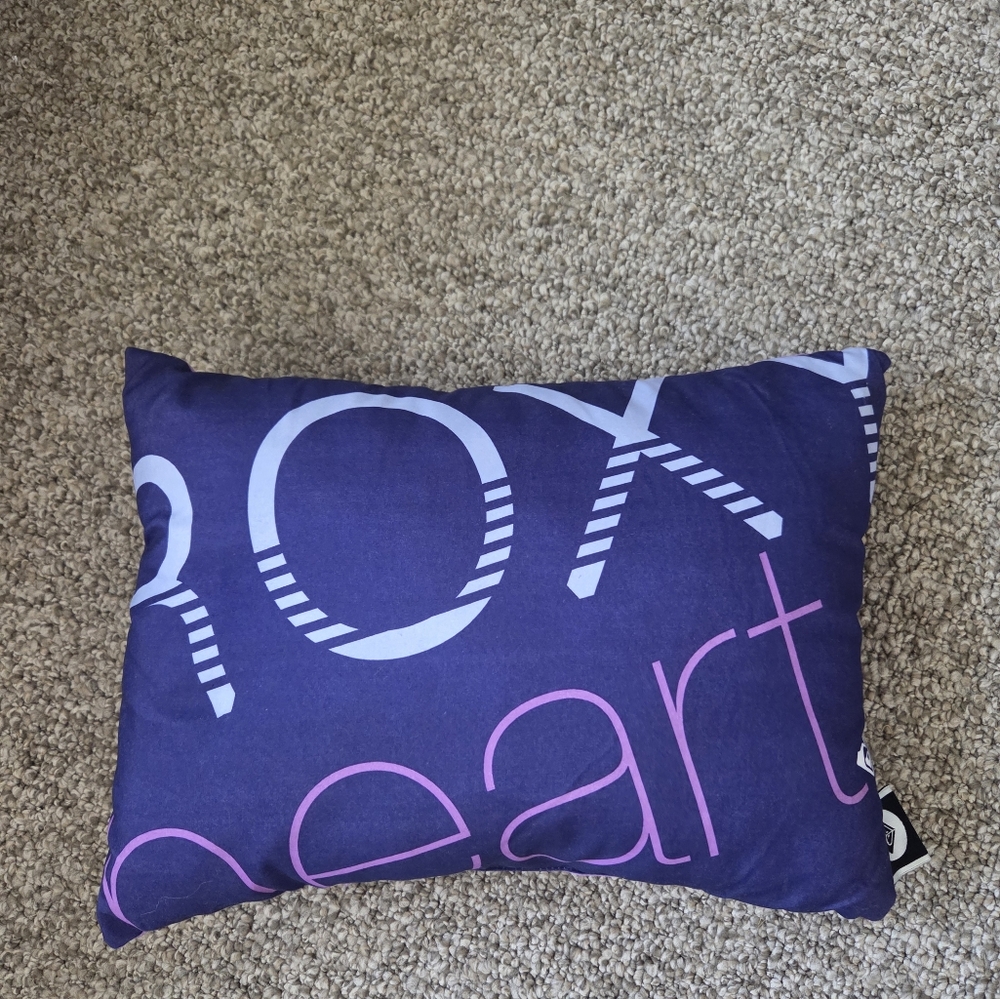 ROXY Throw Pillow Blue/Purple 15x11